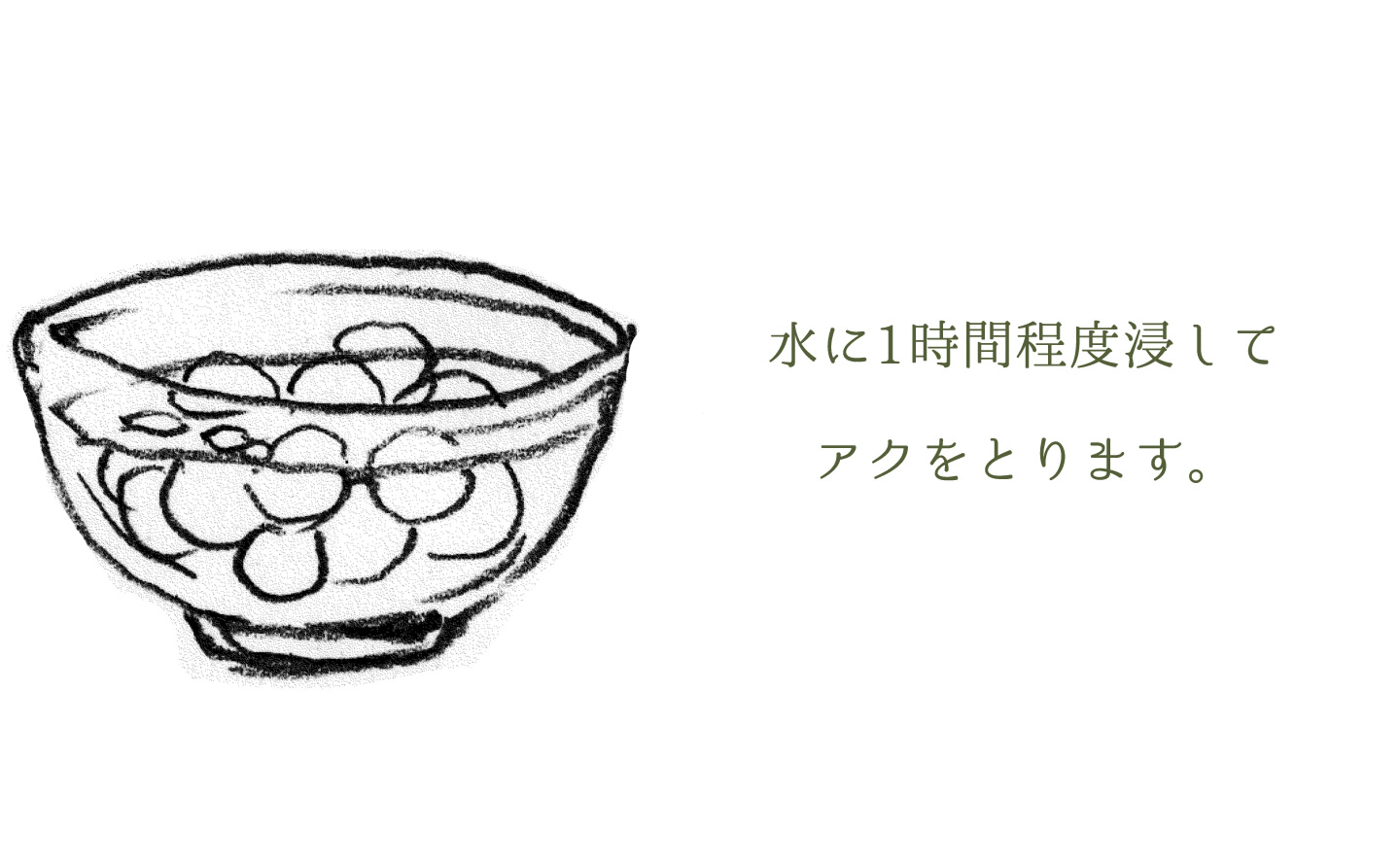 アク抜き