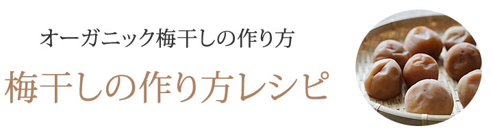 オーガニック梅干しの作り方